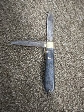 Vintage Camillus USA Pocket Knife 2-Blade | Black Handle | Made in USA SKU:R