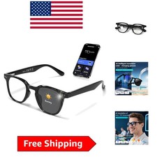 AI Smart Glasses with Open-Ear Speaker & Bluetooth 5.4 - Stylish & Functional