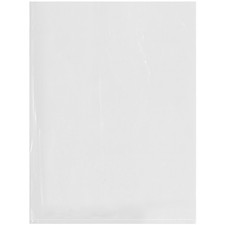 Plymor 9" x 12", 2 Mil Flat Open Clear Plastic Poly Bags