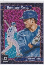 Anthony Rizzo 2021 Donruss Optic Diamond Kings Pink Velocity /249 #21 Chicago
