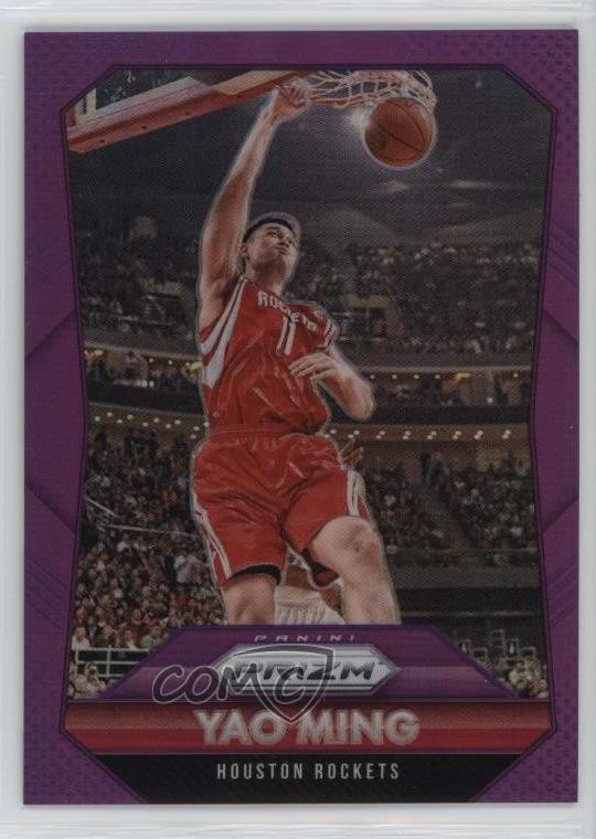 2015-16 Panini Prizm Purple Prizm 71/99 Yao Ming #262 HOF 0f4i