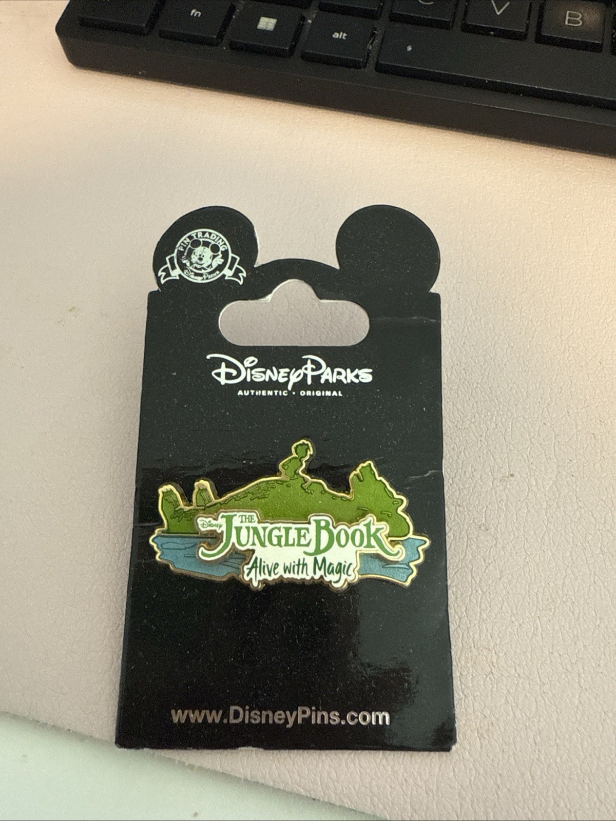 Disney Jungle Book Alive with Magic Pin Baloo and Mowgli on River #117003