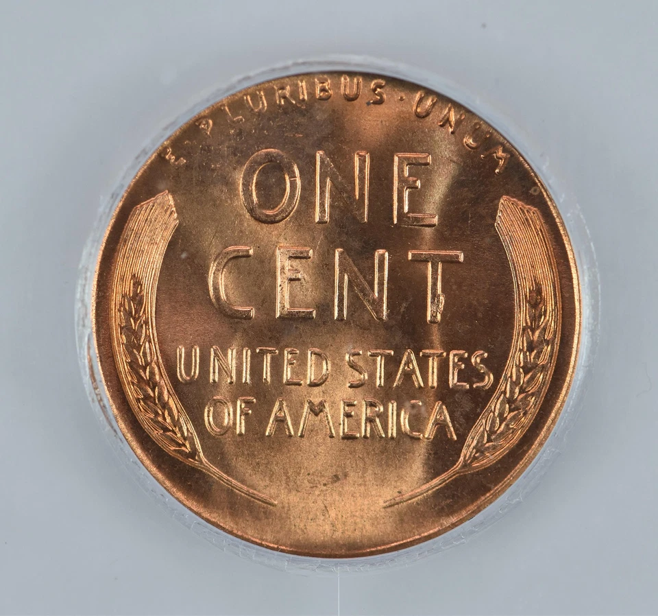 1958-D Lincoln Wheat Cent MS67 RD ICG *8528 - Image 4 of 4