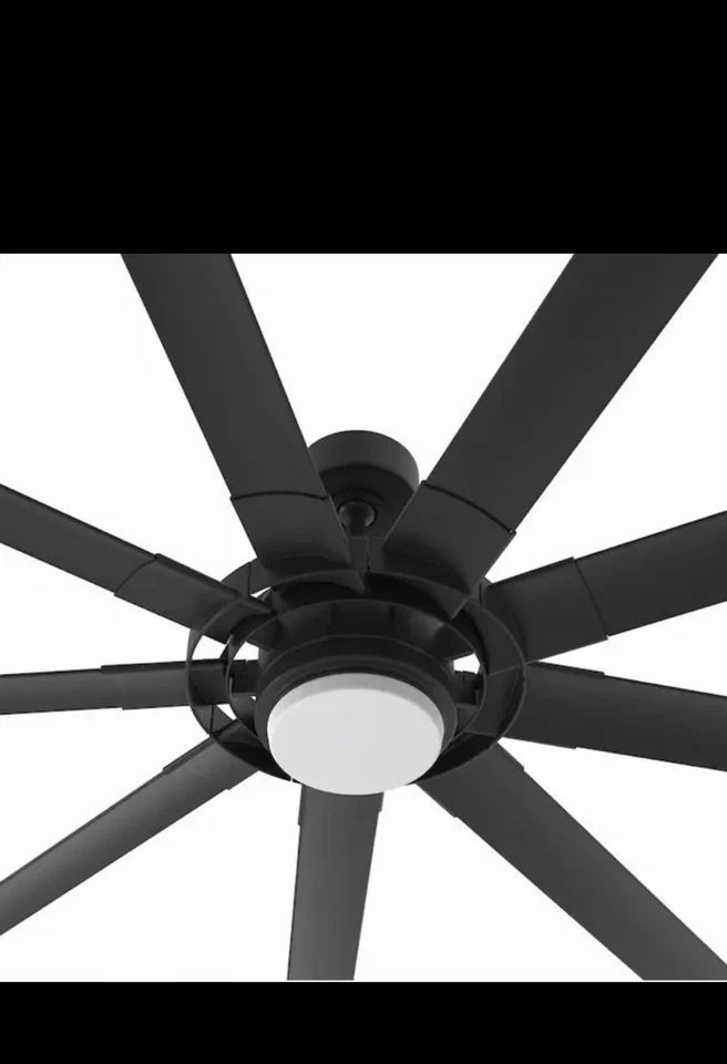 72” Color-Changing Integrated LED Outdoor Matte Black Ceiling Fan Slinger V2 - Image 4 of 4