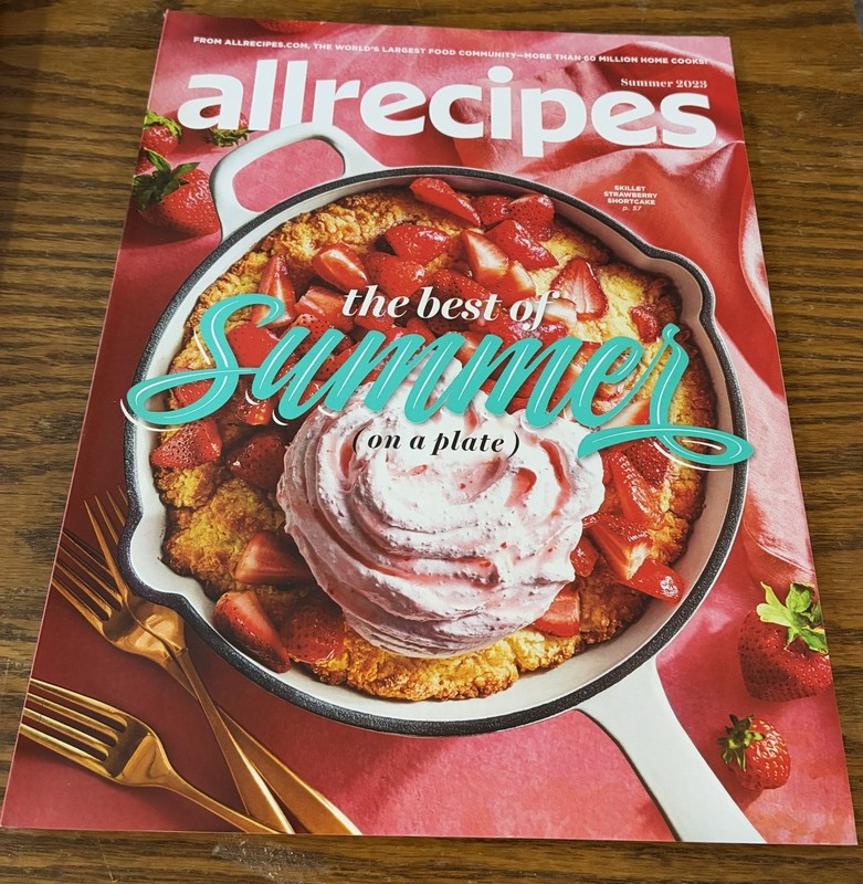 “all recipes” Magazine 2023 Summer- Like New Condition-