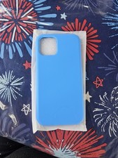 Blue Silicone/Gel/Rubber Fitted Phone Case Skin Cover Cell Phone Case/Cover