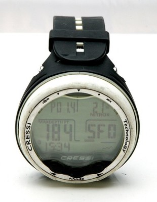 Cressi Giotto Wrist Dive Computer Complete Kit. Used & Good.