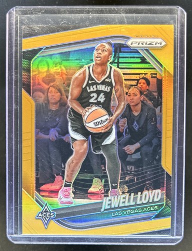 2025 Panini WNBA Prizm Jewell Loyd Gold #/10 Aces