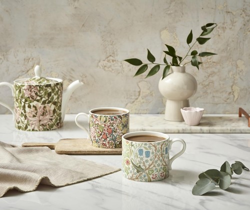Morris & Co 12oz Coffee Mug with Handle - Blackthorn & Lily (Set of 2) 12oz each - Picture 4 of 6