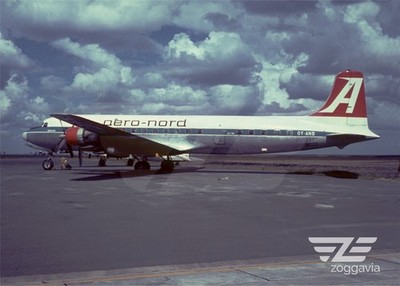 Aircraft Photo 4 x 6 OY-ANB Douglas DC-7 Aeronord, 1960s