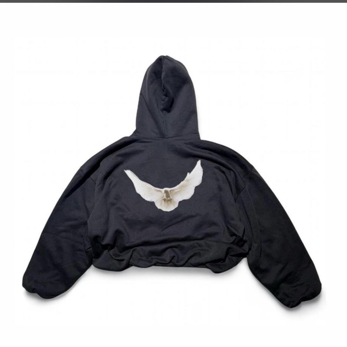 Yeezy Gap Balenciaga 05 Dove Hoodie Black Large ( Check