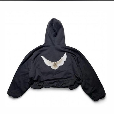 Yeezy Gap Balenciaga 05 Dove Hoodie Black Large  ( Check Description )