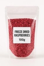 Freeze Dried Raspberry - Premium Grade AA, 100g, 100% Natural, No Added Sugar o