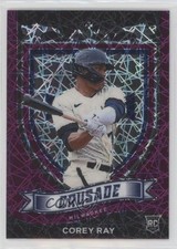 2021 Panini Chronicles Crusade Purple Velocity Prizm Corey Ray #12 2l4