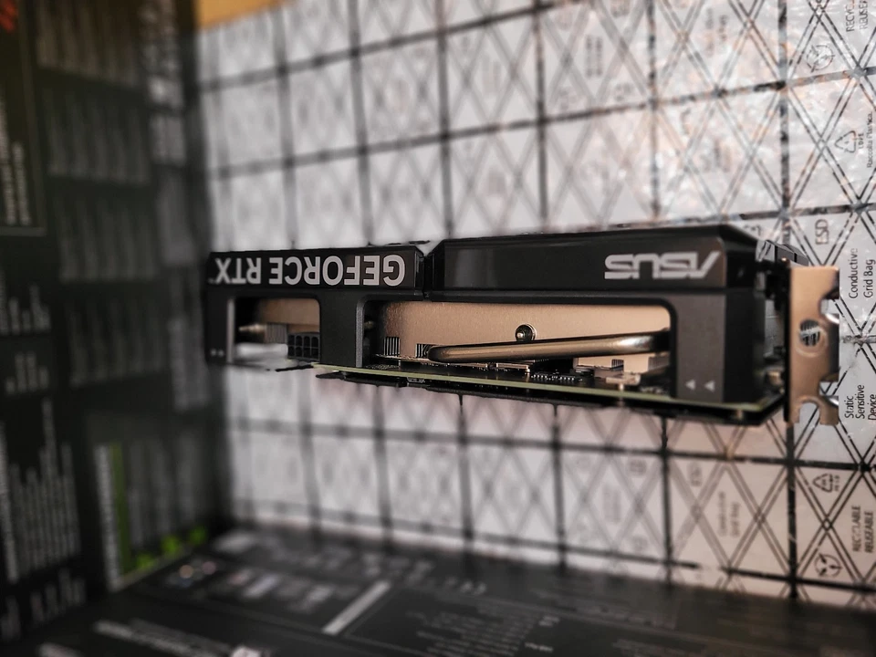 ASUS DUAL Nvidia Geforce RTX 4060 OC 8gb PC Gaming Graphics card Expertly Tested - Image 3 of 4