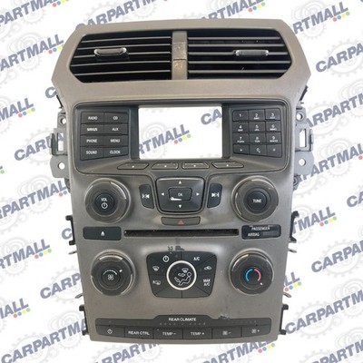 2011-2015 FORD EXPLORER DASH CD RADIO & CLIMATE CONTROL FACEPLATE PANEL TRIM