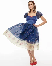 Unique Vintage Disney Snow White Dress XL 14 Fairest of Them All NWT
