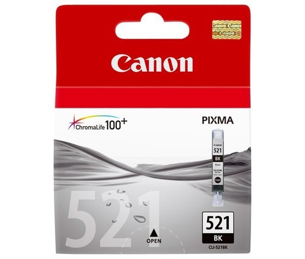 Canon Tintenpatrone Cli-521Bk9Mlsw Druckerpatronen 2933B001 Tintenpatrone-image