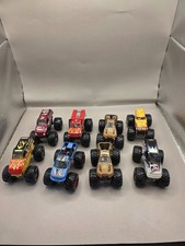 Lot Of 8 Preowned Hot Wheels Monster Trucks Made In Thailand wheel