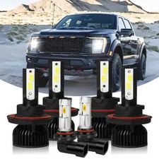 6000K White LED faro + luz antiniebla For Dodge Ram 1500 2006 2007 2008 2009