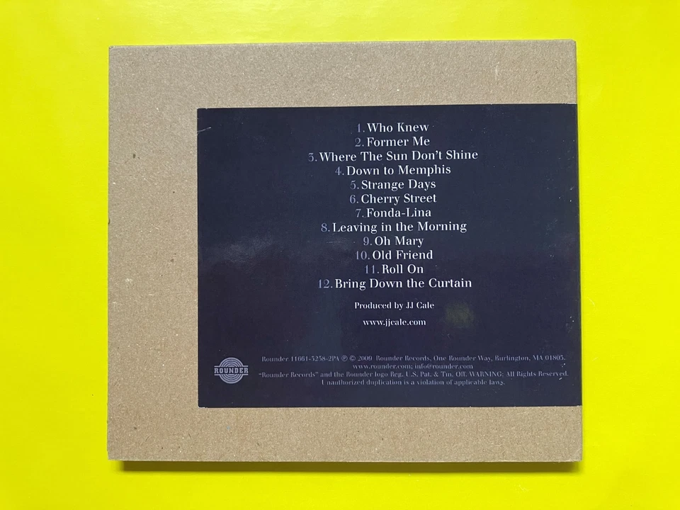 Eric Clapton J.J Cale Roll On Advance Promo CD 2009 [Rounder] - Image 2 of 2