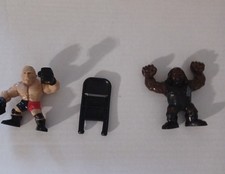   wwe mattel  slam city loose  brock lesnar mark henry    wrestling  figures