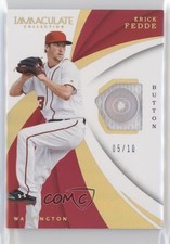 2018 Panini Immaculate Immaculate Swatches Button 5/10 Erick Fedde #IS-EF fm0