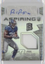 2016 Panini Spectra Aspiring 4/99 Paul Perkins #APA-PP Patch Auto 6k2