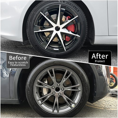 19 Inch Wheel Covers Design for Model Y (2020-2024) Heptastar Style Hubcaps 4Pcs - Picture 3 of 11