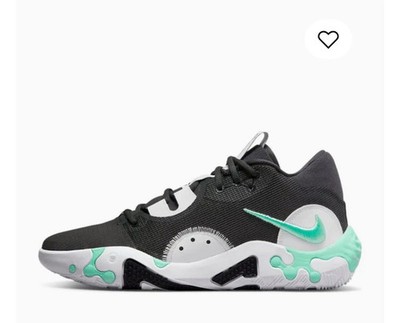 Nike PG 6 Black Mint Green Sneakers Paul George DC1974-001 Mens Size 7.5