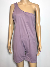 Women's Maternity Bodysuit One Shoulder Pregnancy Shapewear Purple Size 14