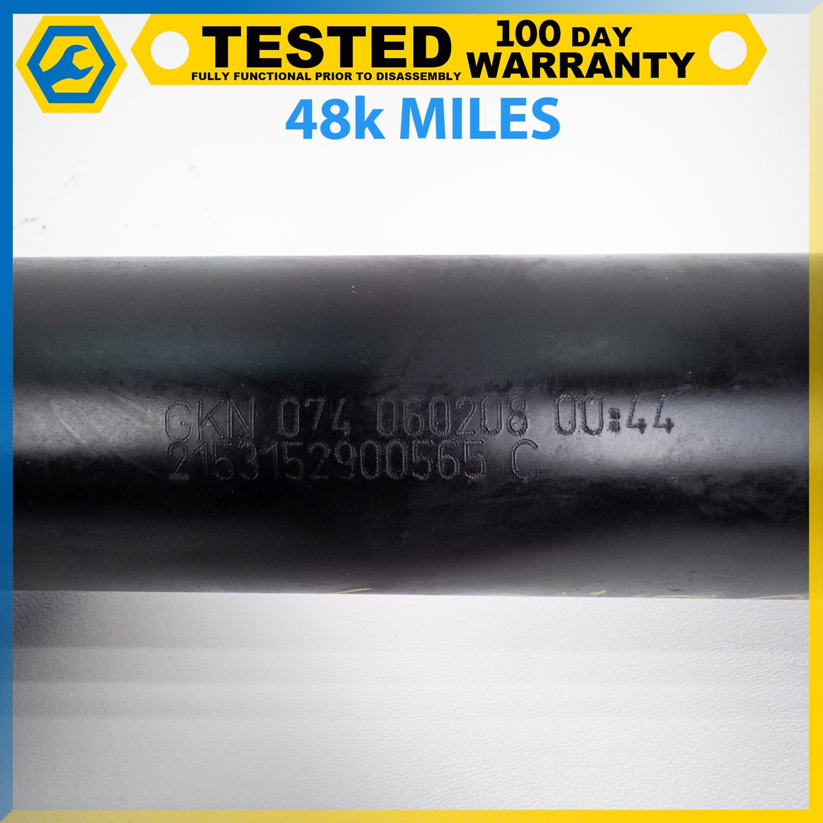 08-19 MASERATI GRANTURISMO REAR AXLE DRIVESHAFT DRIVE SHAFT PROPELLER OEM