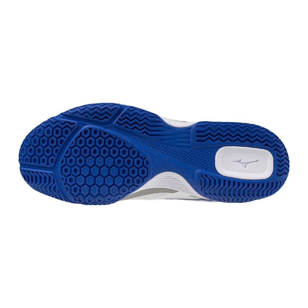 MIOZUNO Wave Medal 8 WIDE 81GA2583 06 White Blue Yellow Width 3E