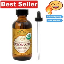Natural Moisturizing Jojoba Oil 2oz - Cruelty-Free  Rich in Fatty Acids