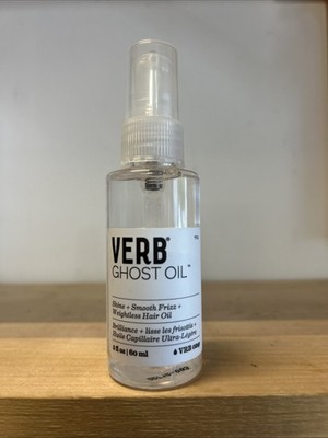 Verb Ghost Oil 2 Oz 60 mL Full Size Shine Smooth Frizz Weightless Hair Oil