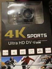 4K SPORTS Ultra HD DV 4K Action Camera WiFi 30M Water Resistant 2.0" LCD