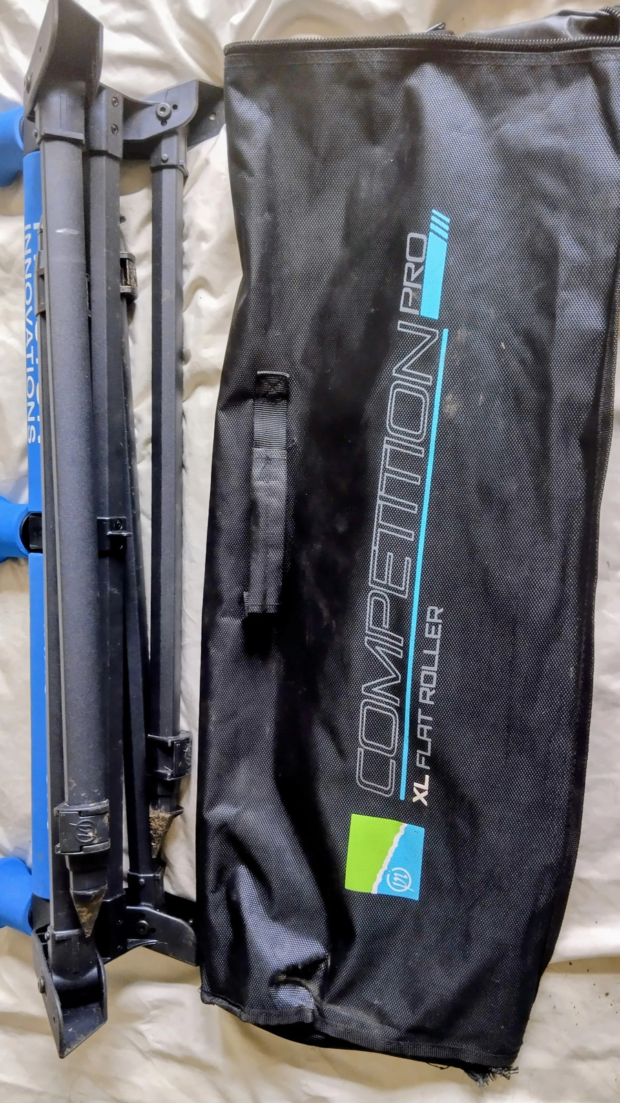 Preston Innovations Competition Pro Flat Roller & Bag - Ex Cond  Pole Support