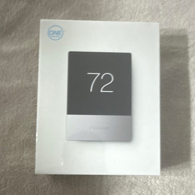 Daikin One Touch Smart Thermostat Programmable Touch Control Black Silver