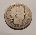 1915 Barber Quarter No Mint Mark