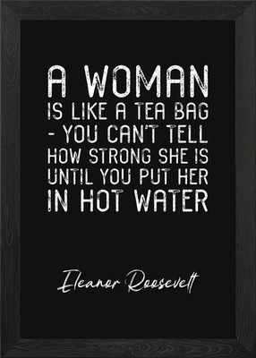 Eleanor Roosevelt Zitat 7 gerahmtes Wandbild Poster Leinwanddruck Bild