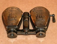 Antique Maritime Brass Monocular Binocular Vintage Nautical Spyglass For Gift