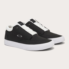 Oakley Banks Low Canvas Shoes Black/White Size 9.5