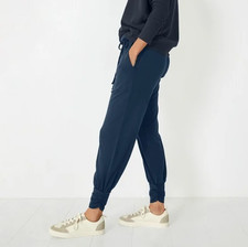 Image of NEW Hush Alexa Harem joggers trousers Midnight navy XL UK 18 20