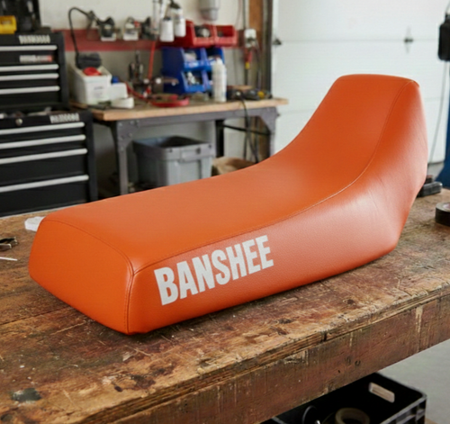 Yamaha Banshee YFZ350 Seat Cover For 1987 To 2006 Models Vinyl Seat Cover - 第 1/1 張圖片