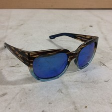 Costa Waterwoman Sunglasses, Shiny Wahoo Frame, Blue Mirror 580G Lens