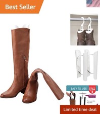 Durable White Boot Shaper Inserts with Spring-Loaded Design for Every Boot Style