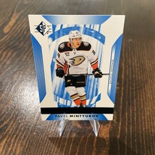 Upper Deck 2023-24 SP Rookie Authentics Pavel Mintyukov Anaheim Ducks #124