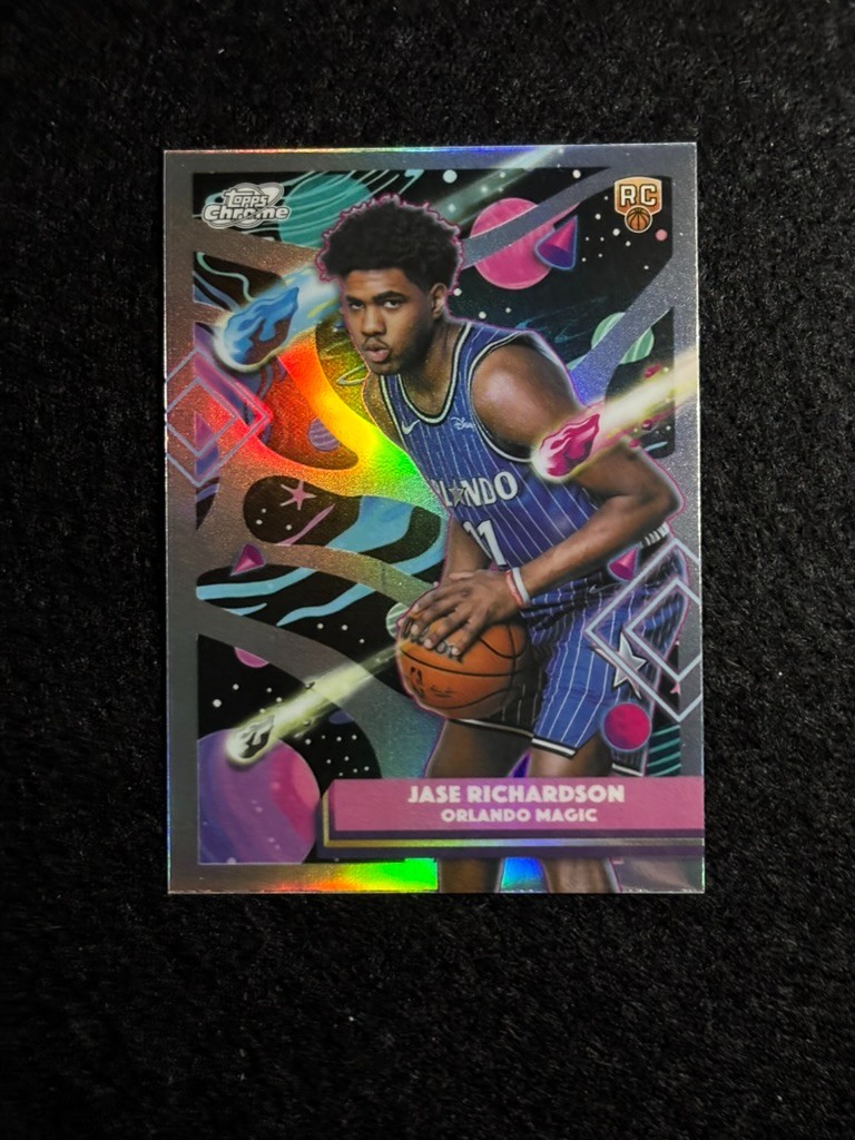 2025-26 TOPPS CHROME COSMIC REFRACTOR #144 JASE RICHARDSON RC MAGIC