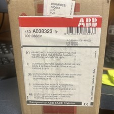 ABB 1SDA038323R1 Electric Operator 1SD A038323 R1 Geared Motor NEW