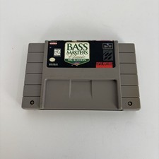 BASS MASTERS CLASSIC PRO EDITION SNES SUPER NINTENDO VIDEO GAME 